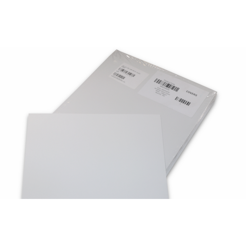 COVERS WHITE GLOSS A4 250GSM 100 PER PACK Duplo Supplies