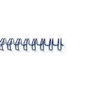 BINDING WIRE BLUE A5 NO 4 3:1 PITCH 1/4" / 6.3MM}