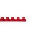 COMB BINDING PLASTIC RED A4 6MM 21 RING 100 PER BOX}