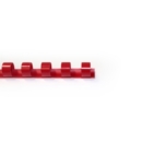 COMB BINDING PLASTIC RED A5 10MM 14 RING 100 PER BOX}